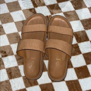Joie Tan Slide Sandals for Women